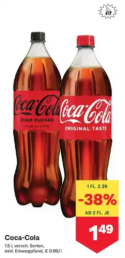 MPreis Coca-Cola Angebot