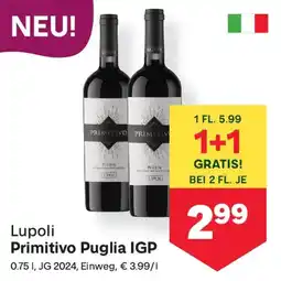 MPreis Lupoli Primitivo Puglia IGP Angebot