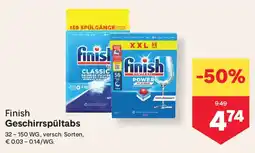 MPreis Finish Geschirrspültabs Angebot