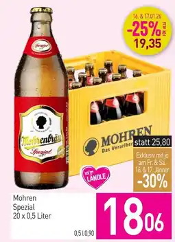 Sutterlüty Mohren Spezial Angebot