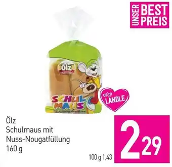 Sutterlüty Ölz Schulmaus mit Nuss-Nougatfüllung Angebot