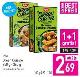 Sutterlüty Iglo Green Cuisine Angebot