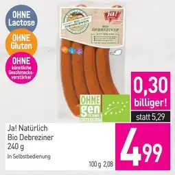 Sutterlüty Ja! Natürlich Bio Debreziner Angebot
