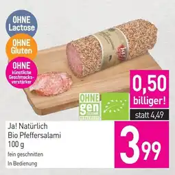 Sutterlüty Ja! Natürlich Bio Pfeffersalami Angebot