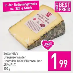 Sutterlüty Sutterlüty's Bregenzerwälder Heumilch-Käse Blütenzauber Angebot