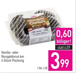 Sutterlüty Vanille- oder Nougatdonut 4er Angebot
