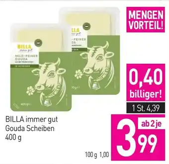 Sutterlüty Billa immer gut gouda scheiben Angebot