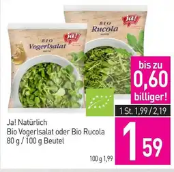 Sutterlüty Ja! Natürlich Bio Vogerlsalat oder Bio Rucola Angebot