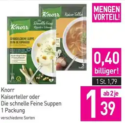 Sutterlüty Knorr Kaiserteller oder Die schnelle Feine Suppen Angebot