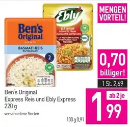 Sutterlüty Ben's Original Express Reis und Ebly Express Angebot