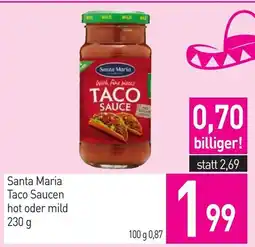 Sutterlüty Santa Maria Taco Saucen hot oder mild Angebot