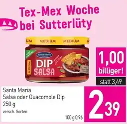 Sutterlüty Santa Maria Salsa oder Guacomole Dip Angebot