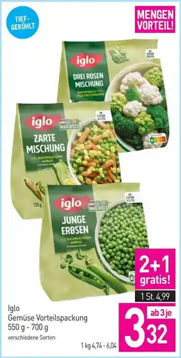 Sutterlüty Iglo Gemüse Vorteilspackung Angebot