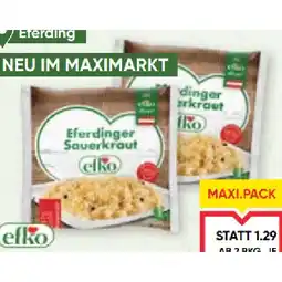 Maximarkt Eferdinger Sauerkraut Maximarkt Angebot
