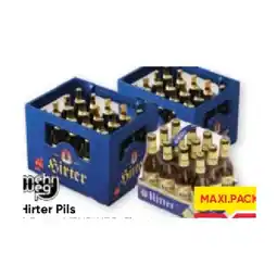 Maximarkt Pils Kiste + Hirter Pils 0,33 Liter Einweg-Flasche 12er-Tray GRATIS Maximarkt Angebot