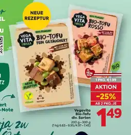 Billa Vegavita Bio-Tofu Angebot