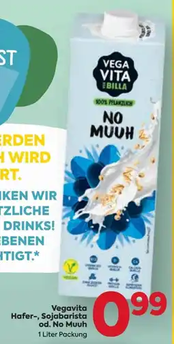 Billa Vegavita Hafer-, Sojabarista od. No Muuh Angebot