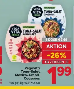 Billa Vegavita Tuna-Salat Mexiko-Art od. Couscous Angebot