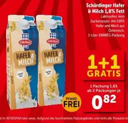 Interspar Hafer & Milch Angebot