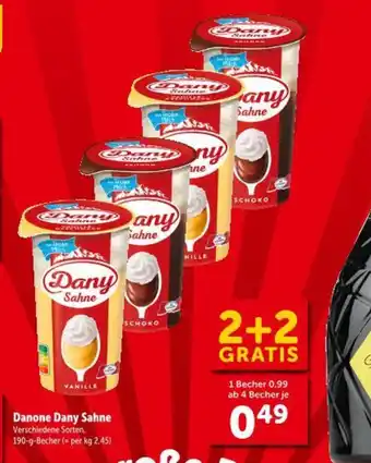 Interspar Danone Dany Sahne Angebot