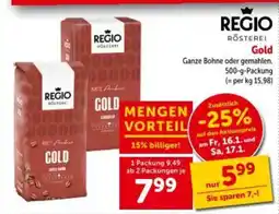 Interspar REGIO RÖSTEREI Gold Angebot