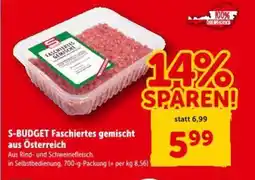 Interspar S-BUDGET Faschiertes gemischt Angebot