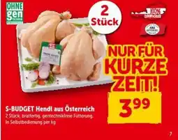 Interspar S-BUDGET Hendl Angebot