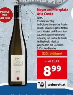 Interspar Mayer am Pfarrplatz Asia Cuvée Angebot