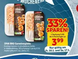 Interspar SPAR BBQ Garnelenspieße Angebot