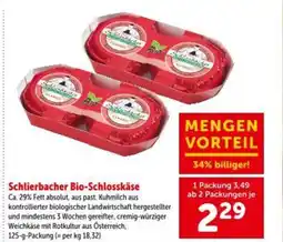 Interspar Schlierbacher Bio-Schlosskäse Angebot