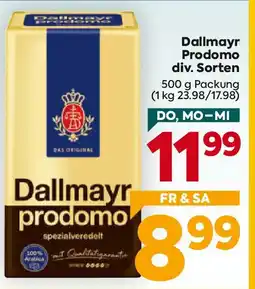 Billa Dallmayr Prodomo Angebot