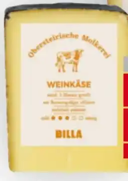 Billa Obersteirische Molkerei Weinkäse Angebot