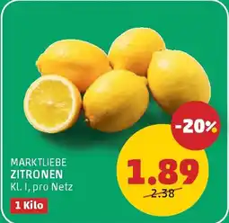 PENNY Marktliebe Zitronen Penny Angebot