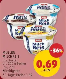 PENNY Müller milchreis Angebot