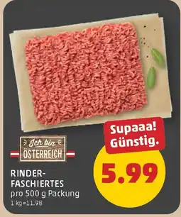 PENNY Rinderfaschiertes Penny Angebot
