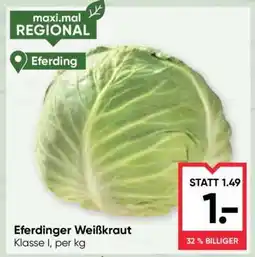 Maximarkt Eferdinger Weißkraut Angebot