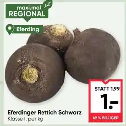 Maximarkt Eferdinger Rettich Schwarz Angebot
