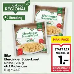 Maximarkt Efko Eferdinger Sauerkraut Angebot