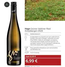 Interspar Hagn Grüner Veltliner Ried Antlasbergen 2024 Angebot