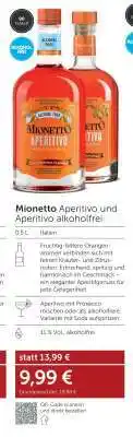 Interspar Mionetto Aperitivo und Aperitivo alkoholfrei Angebot