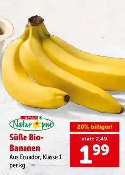 Interspar Süße Bio-Bananen Angebot