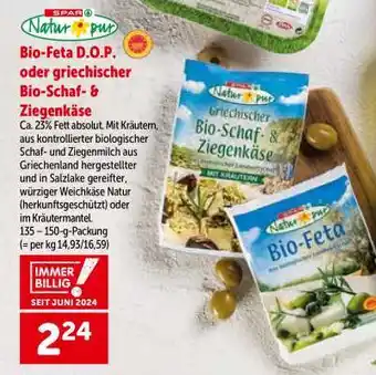 Bio-Feta D.O.P. oder griechischer Bio-Schaf- & Ziegenkäse