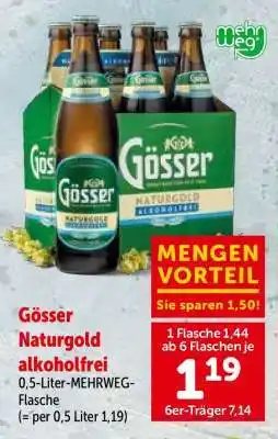 Interspar Gösser Naturgold alkoholfrei Angebot