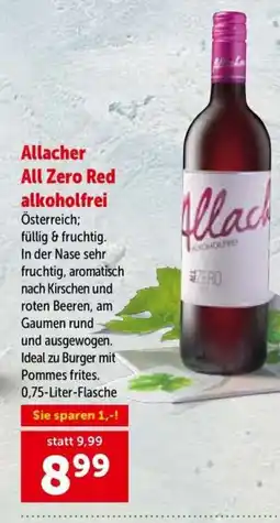 Interspar Allacher All Zero Red alkoholfrei Angebot