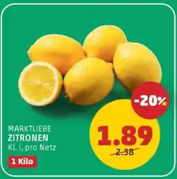 PENNY MARKTLIEBE ZITRONEN Angebot