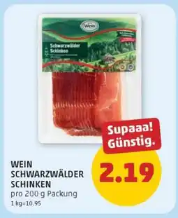PENNY Wein Schwarzwälder Schinken Angebot
