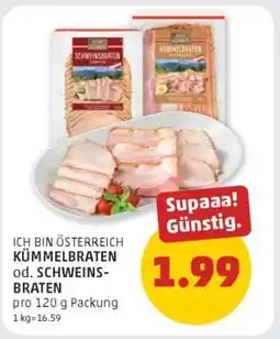 PENNY KÜMMELBRATEN od. SCHWEINSBRATEN Angebot