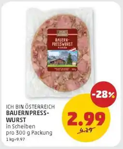PENNY Bauernpresswurst Angebot
