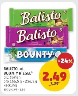 PENNY BALISTO od. BOUNTY RIEGEL Angebot