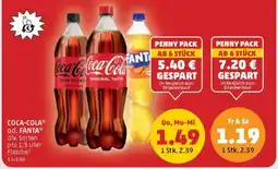 PENNY COCA-COLA od. FANTA Angebot